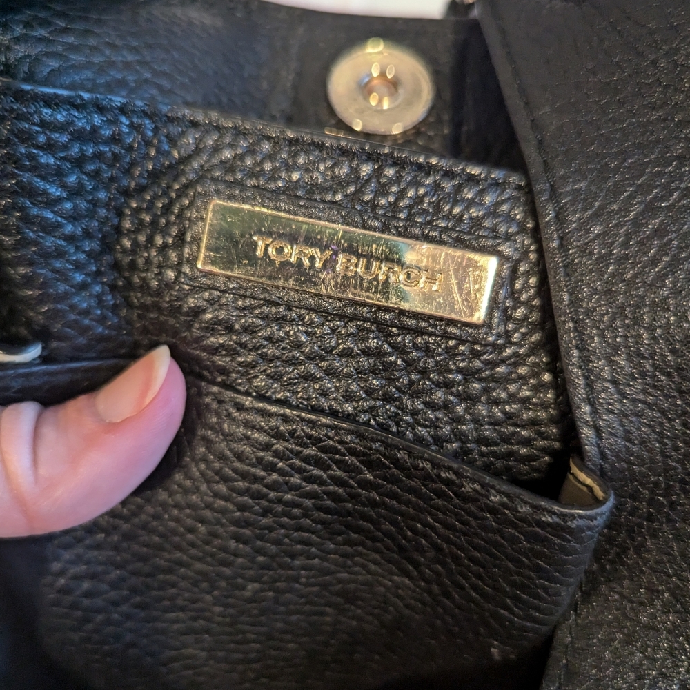 Tory Burch Leather Perry Hobo Tote - Picture 10 of 10